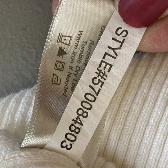 Boston Proper Cream Sweater with Cutout Detail - Picture 9 of 10